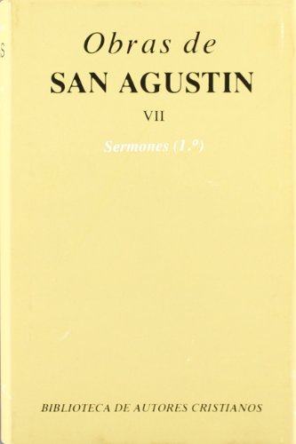 9788422001195: Obras completas de San Agustn. VII: Sermones (1.): 1-50: Sobre el Antiguo Testamento