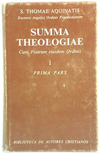 Stock image for Summa Theologiae: Cura Fratrum Eiusdem Ordinis, I: Prima Pars (Biblioteca De Autores Cristianos) for sale by Iridium_Books