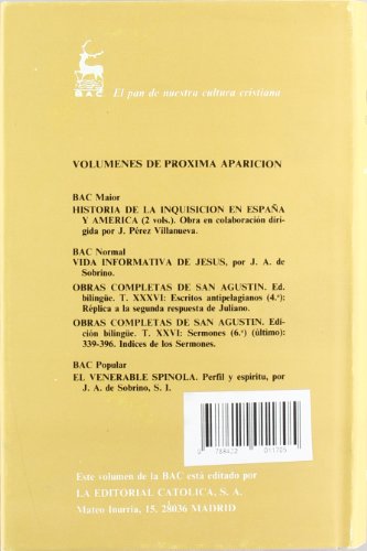 Imagen de archivo de Obras completas de San Agustn. XXXV:Agustn, Santo, Obispo De Hipona a la venta por Iridium_Books