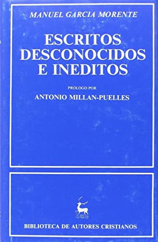 9788422012849: Escritos desconocidos e inditos