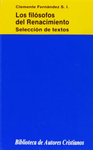 9788422013617: Los filsofos del Renacimiento. Seleccin de textos