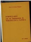 Beispielbild fr Formulario con Sus Fundamentos de Terapeutica Clinica zum Verkauf von Hamelyn