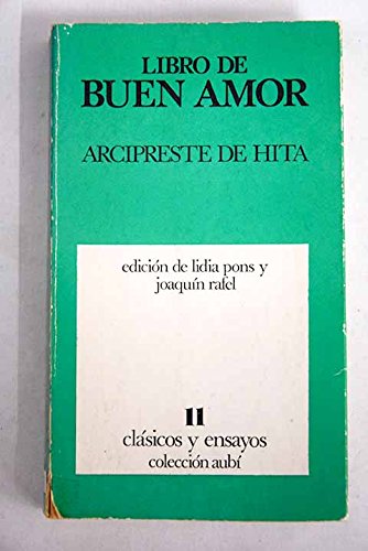 Libro de buen amor (Clasicos espanoles ; 11) (Spanish Edition) by Ruiz, Juan (ClaÌsicos espanÌƒoles ; 11) (9788422503590) by Ruiz, Juan