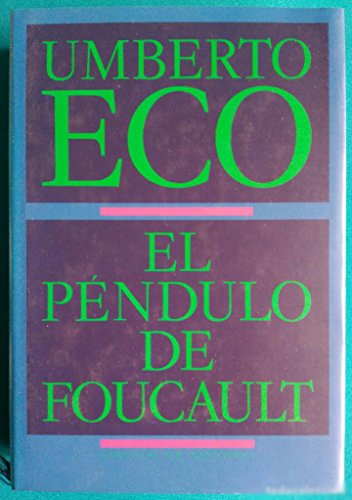 9788422632092: El pndulo de Foucault