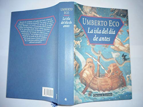 La isla del dÃ­a de antes (9788422659709) by Eco, Umberto