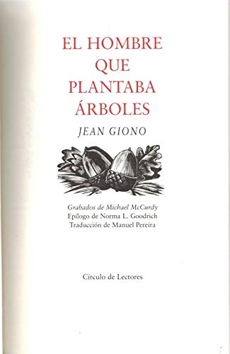 Imagen de archivo de El hombre que plantaba arboles a la venta por Librera 7 Colores