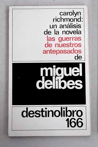 Imagen de archivo de Un analisis de la vovela "Las guerras de nuestros antepasado a la venta por HISPANO ALEMANA Libros, lengua y cultura