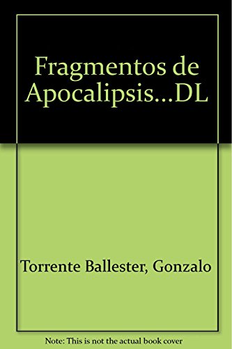 Stock image for Fragmentos de Apocalipsis.DL (Destinolibro) for sale by medimops