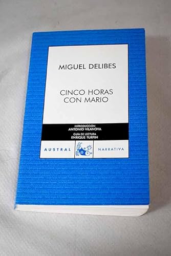 Imagen de archivo de Cinco horas con Mario a la venta por Librera 7 Colores