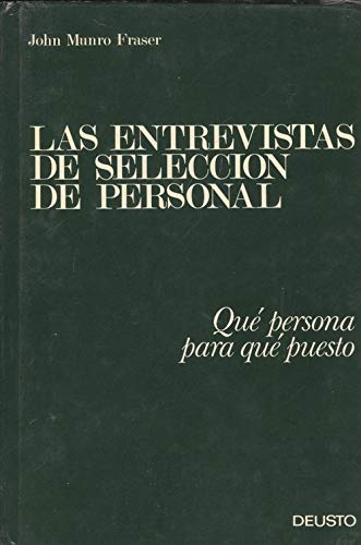 9788423405527: Entrevistas de Seleccion de Personal (Spanish Edition)