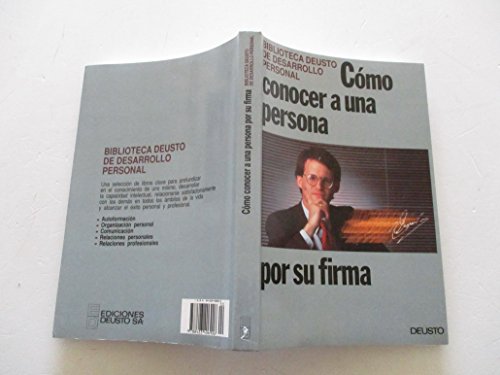 Imagen de archivo de Cmo Conocer a Una Persona por Su Firma a la venta por Hamelyn