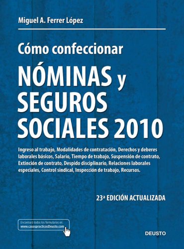 Beispielbild fr Cmo confeccionar nminas y seguros sociales (LABORAL) zum Verkauf von medimops