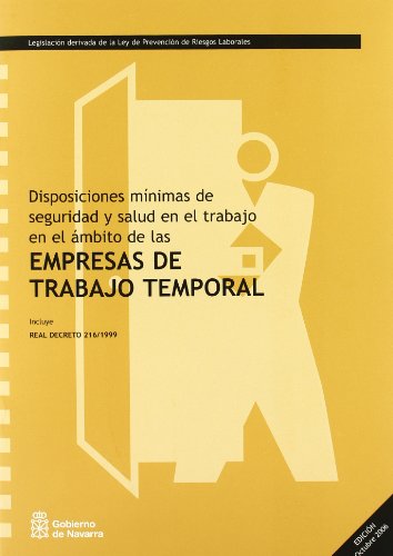 Imagen de archivo de Disposiciones Minimas de Seguridad y Salud en el Traba. en E a la venta por Hamelyn