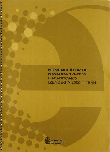 Stock image for Nomenclator de navarra 2005 1-1 for sale by Iridium_Books