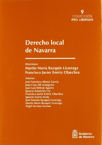 Beispielbild fr Derecho Local de Navarra zum Verkauf von Hamelyn
