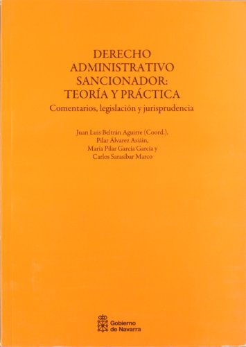 Beispielbild fr Derecho administrativo sancionador: teoria y practica zum Verkauf von Iridium_Books
