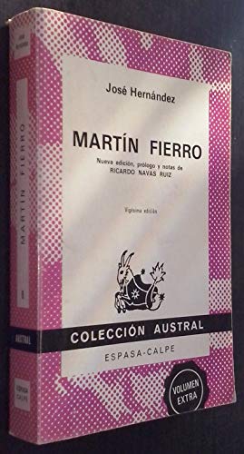 Imagen de archivo de Martin Fierro a la venta por Vashon Island Books