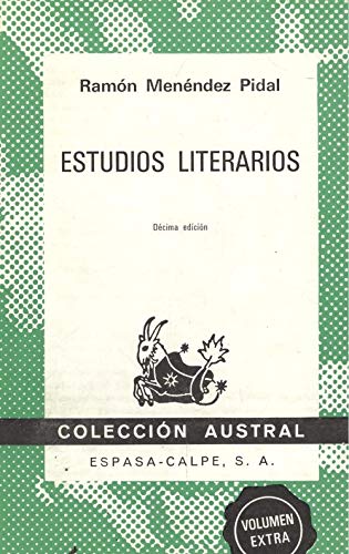 Beispielbild fr Estudios literarios. Austral No. 28. zum Verkauf von La Librera, Iberoamerikan. Buchhandlung