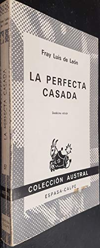Beispielbild fr Perfecta casada, La. Austral, No.51. zum Verkauf von La Librera, Iberoamerikan. Buchhandlung
