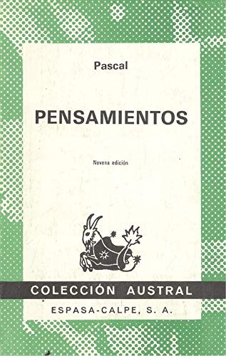 Imagen de archivo de Pensamientos. a la venta por Librera PRAGA