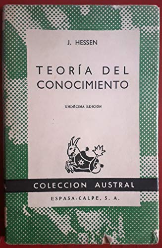 9788423901074: Teoria del Conocimiento