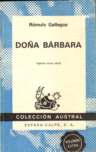 Imagen de archivo de Dona Barbara a la venta por ThriftBooks-Dallas