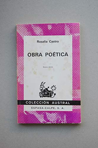 Beispielbild fr Obra Poetica (Coleccion Austral) zum Verkauf von Bookmans