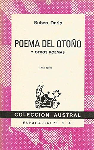 9788423902828: poema_del_otono_y_otros_poemas [Paperback] ruben-dario