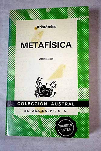 Stock image for metafisica aristoteles for sale by DMBeeBookstore
