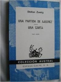 Stock image for Una partida de ajedrez ; Una carta. for sale by Librera PRAGA