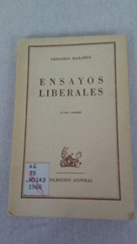 Imagen de archivo de Ensayos liberales (Coleccio?n austral ; no. 600) (Spanish Edition) a la venta por Iridium_Books