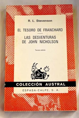 Stock image for El tesoro de franchard. las desventuras de john nicholson for sale by medimops