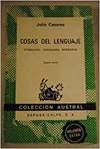 Imagen de archivo de Cosas del lenguaje a la venta por Librera 7 Colores