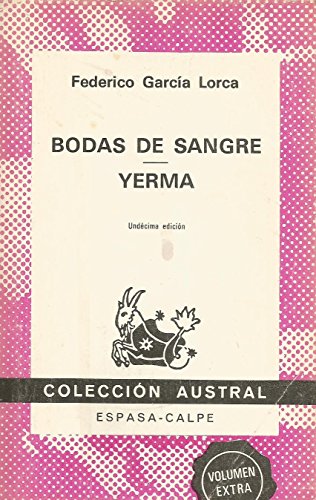 Imagen de archivo de Bodas de Sangre y Yerma a la venta por HPB-Emerald