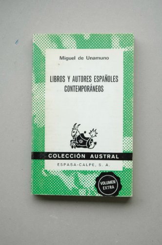 Imagen de archivo de Libros y Autores Espaoles Contemporaneos a la venta por Librera 7 Colores