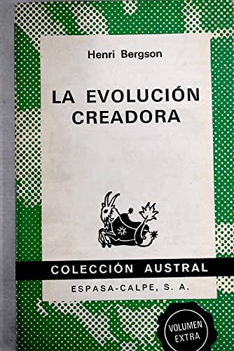 9788423915194: Evolucion creadora, la