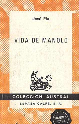 Imagen de archivo de Vida de Manolo a la venta por Kennys Bookstore