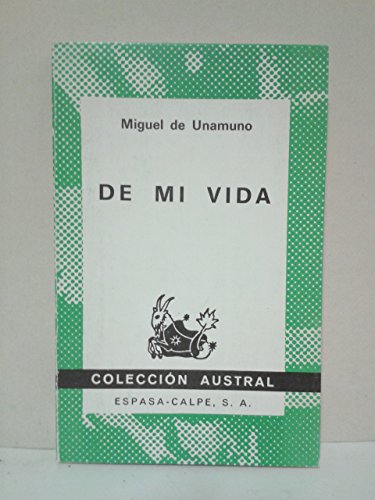 Stock image for De Mi Vida for sale by Better World Books