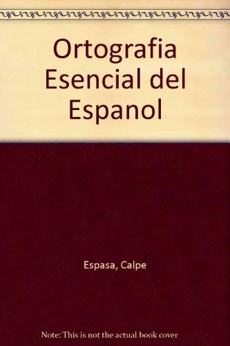 Beispielbild fr Ortografia esncial -exportacion (Spanish Edition) zum Verkauf von Books From California