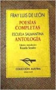 9788423918416: Poesias Completa / Escuela Salmantina