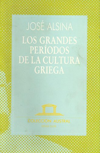 Stock image for Los grandes periodos de la cultura griega for sale by Librera Prez Galds