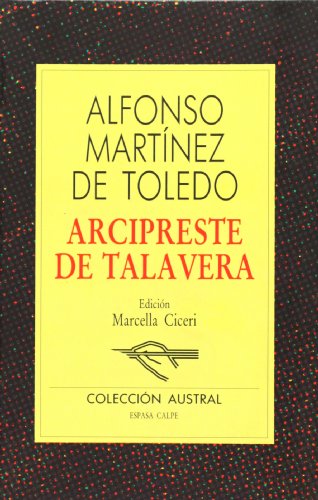 Imagen de archivo de Arcipreste de Talavera a la venta por Librera 7 Colores