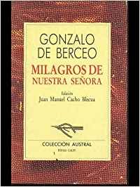 Stock image for MILAGROS DE NUESTRA SE?ORA (SIN COLECCION) BERCEO,G. for sale by VANLIBER