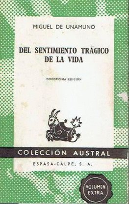 Imagen de archivo de del Sentimiento Tragico de La Vida a la venta por medimops