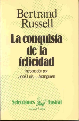 Beispielbild fr Conquista de la felicidad, la Russell, Bertrand zum Verkauf von VANLIBER