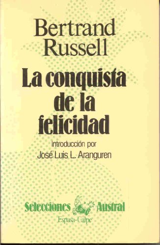 Imagen de archivo de Conquista de la felicidad, la Russell, Bertrand a la venta por VANLIBER