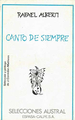 Stock image for Canto de siempre : (antologia) for sale by medimops