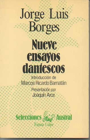 9788423921027: Nueve ensayos dantescos (Selecciones Austral) (Spanish Edition)