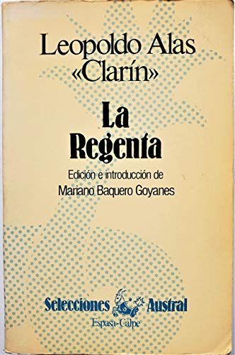 Stock image for La Regenta for sale by Emily's Books