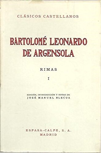 Imagen de archivo de Rimas I. Edicin, introduccin y notas de Jos Manuel Blecua. a la venta por HISPANO ALEMANA Libros, lengua y cultura